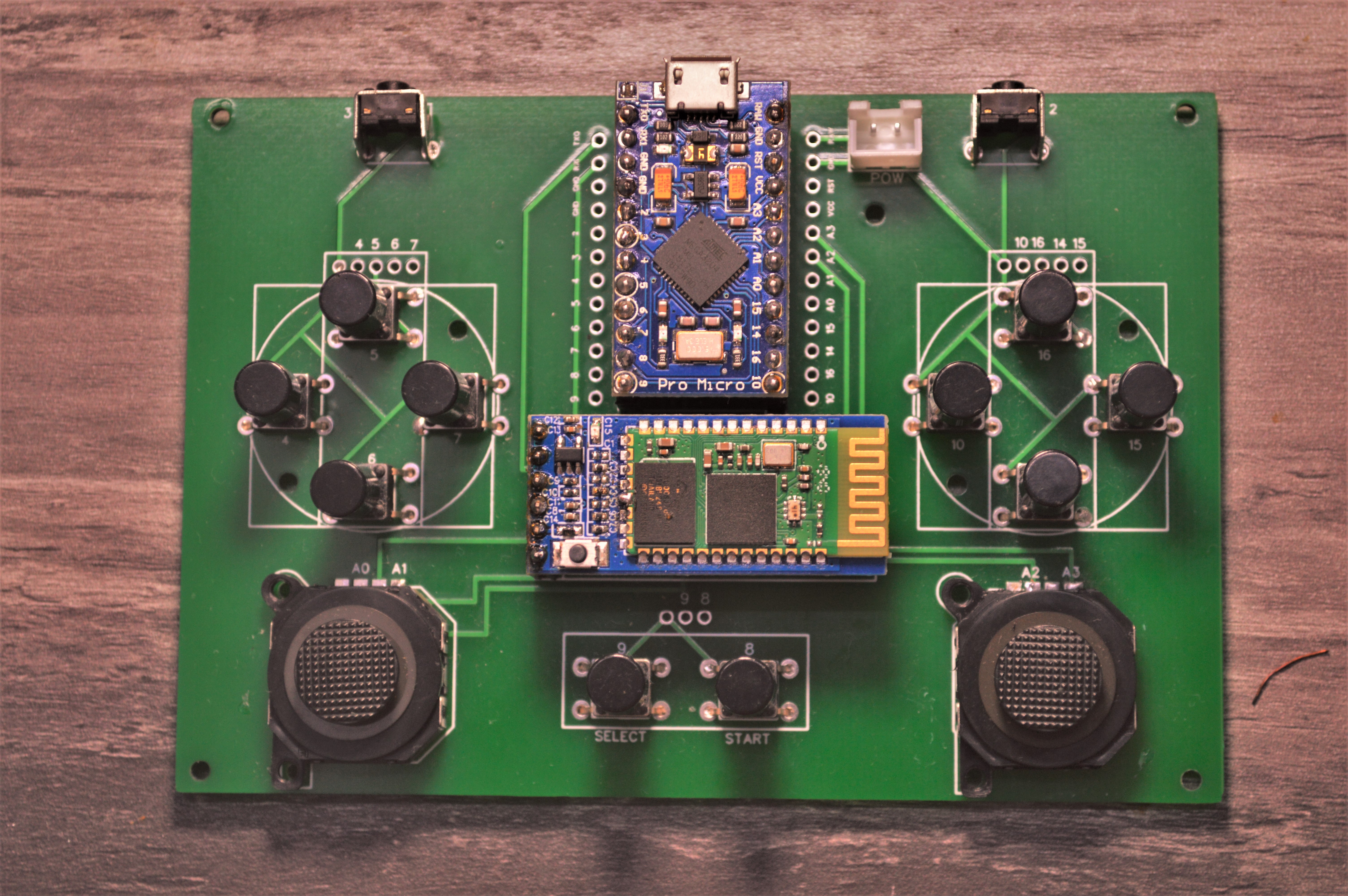 DIY Wired Arduino Pro Micro Gamepad